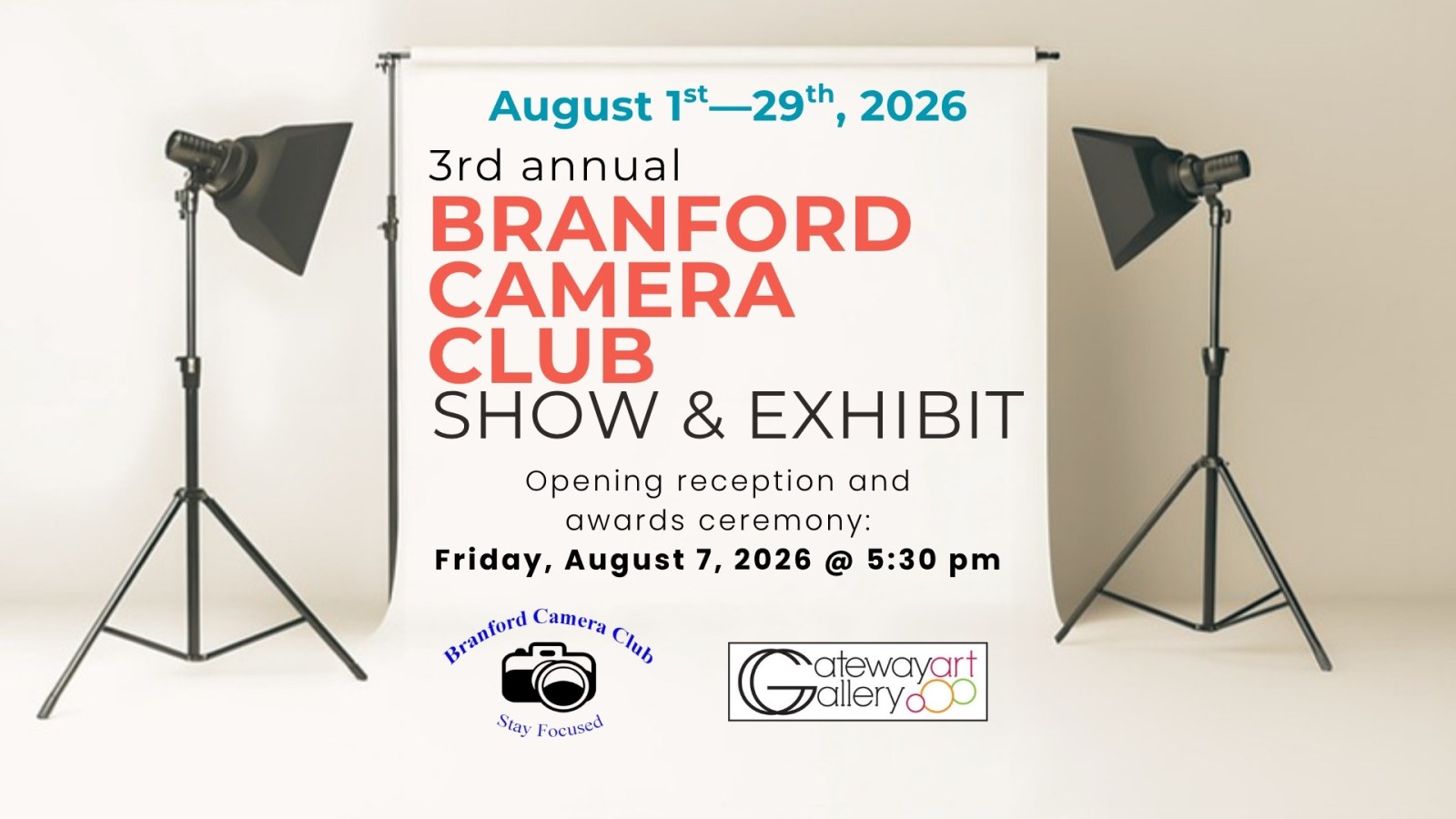 3rd Annual Branford Camera Club Show Coming in August