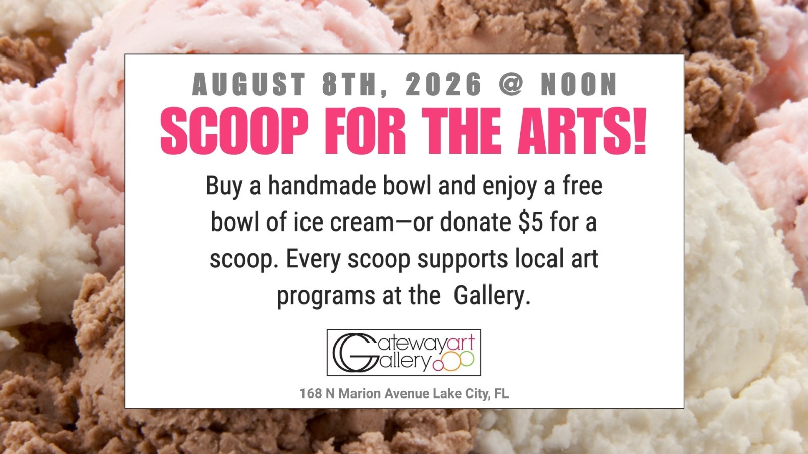 Scoop for the Arts!