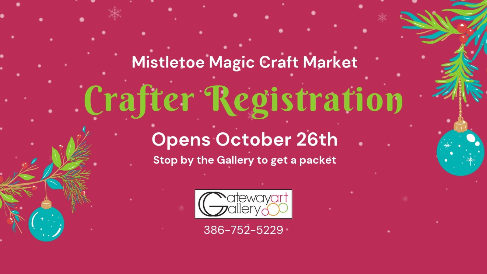 Mistletoe Magic Crafter Registration