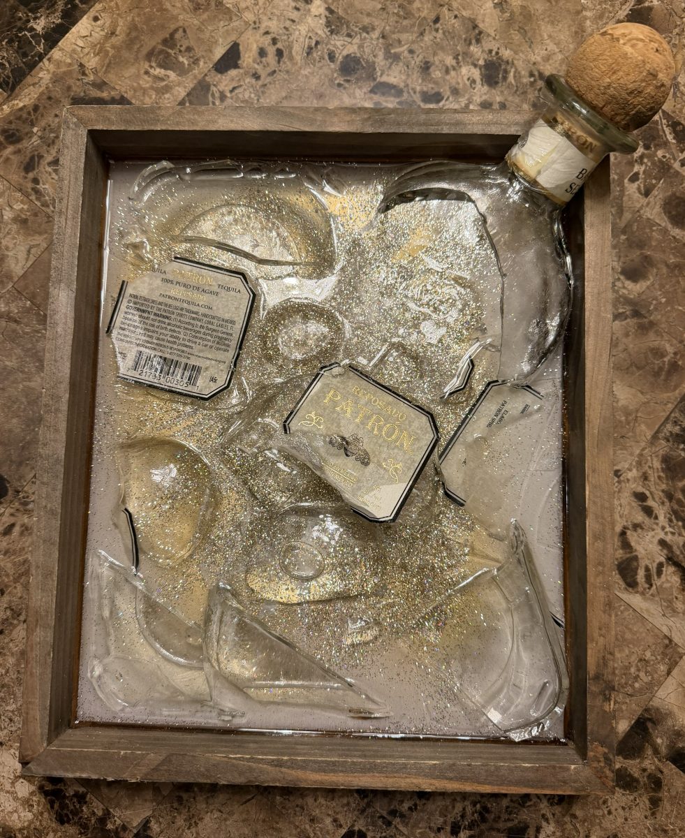 661 Broken Bottle Art-Patron