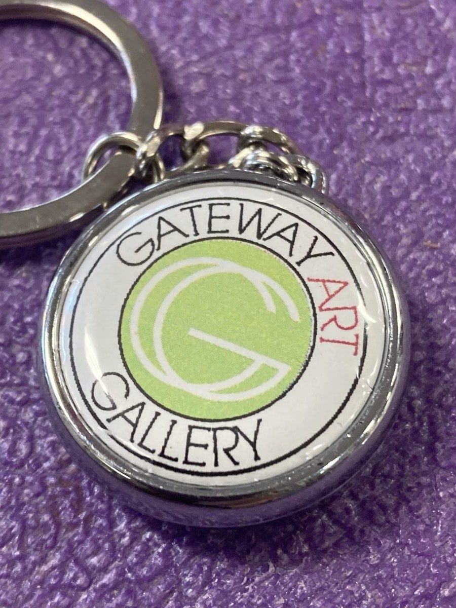 2-Sided Logo Keychain