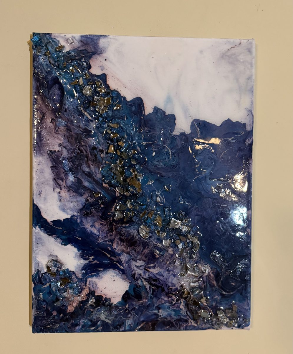 661 Geode Inspired Resin Wall Art