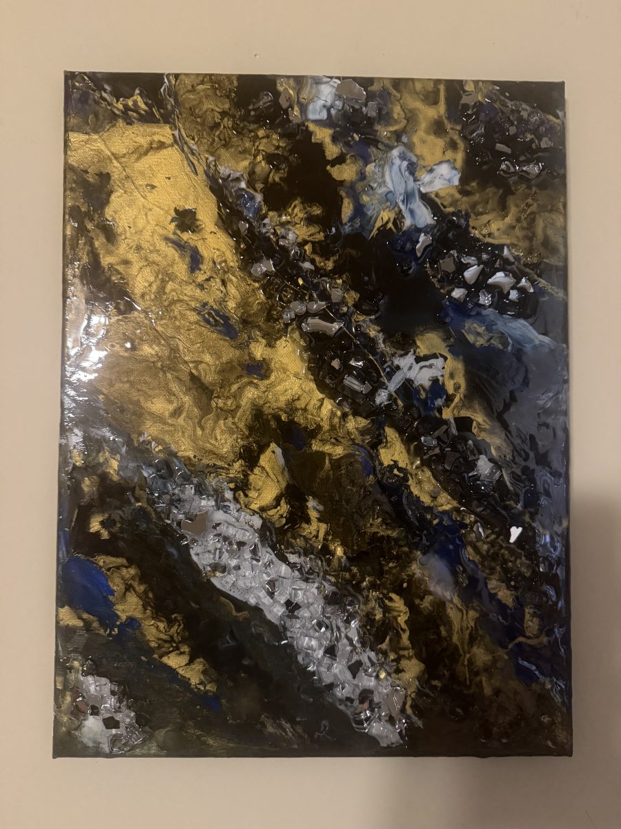 661 Black and Gold Wall Art