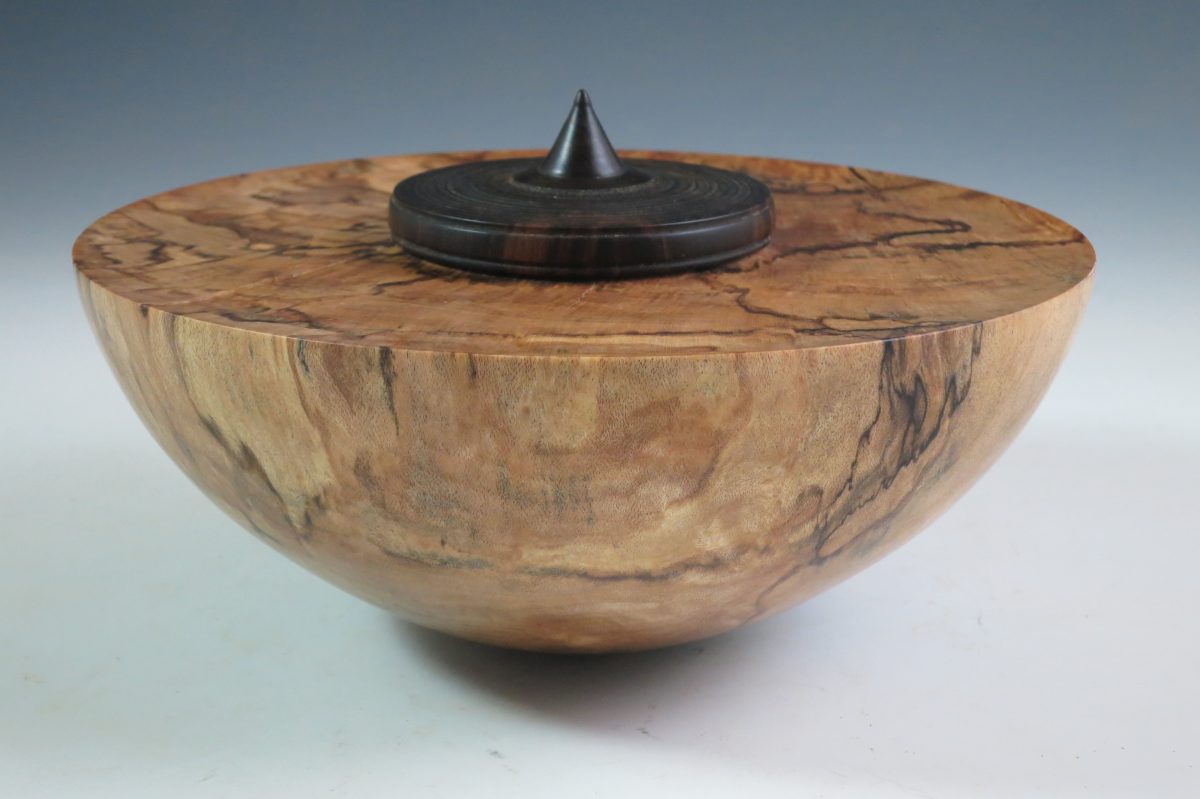 668-D1039 Spalted Sycamore vessel