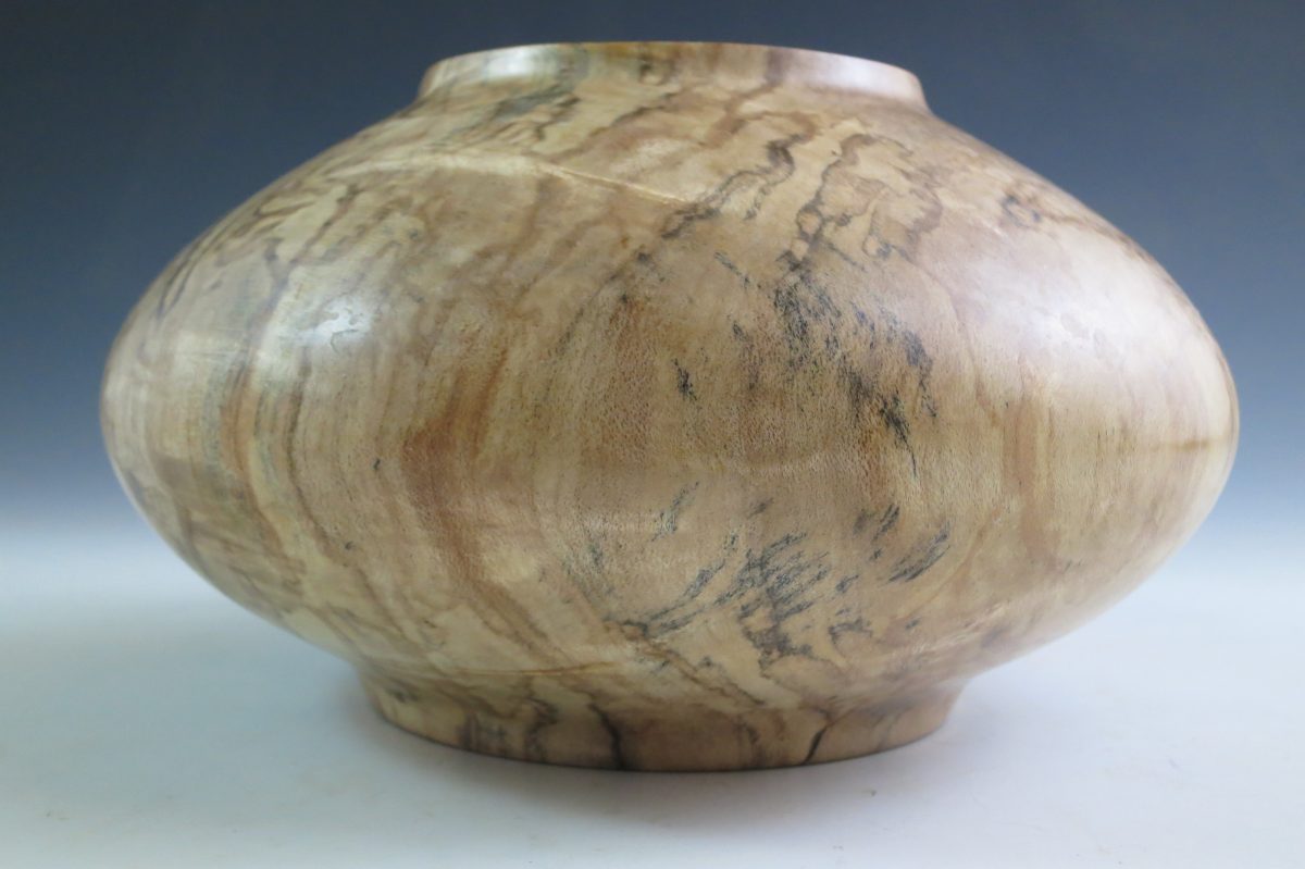 668-D1041 Hollow form spalted sycamore