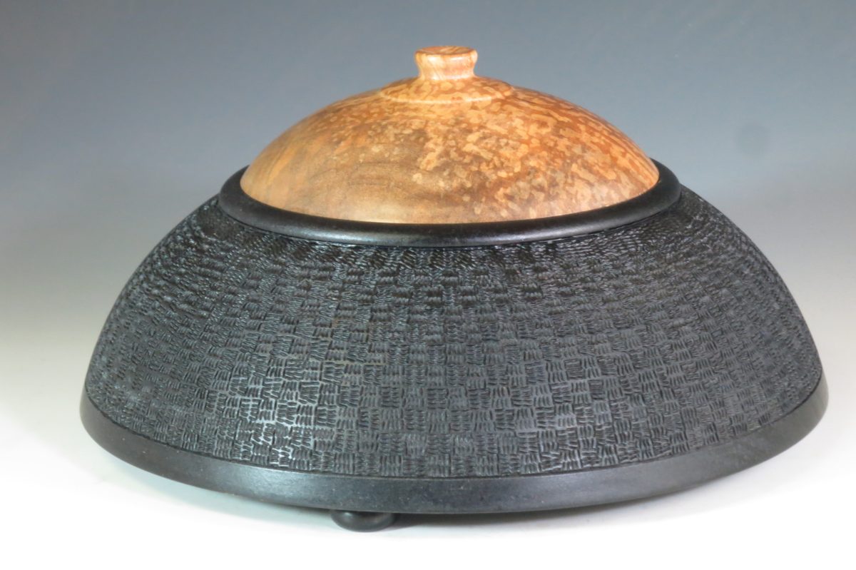 668-D1061 Black / Pear Vessel