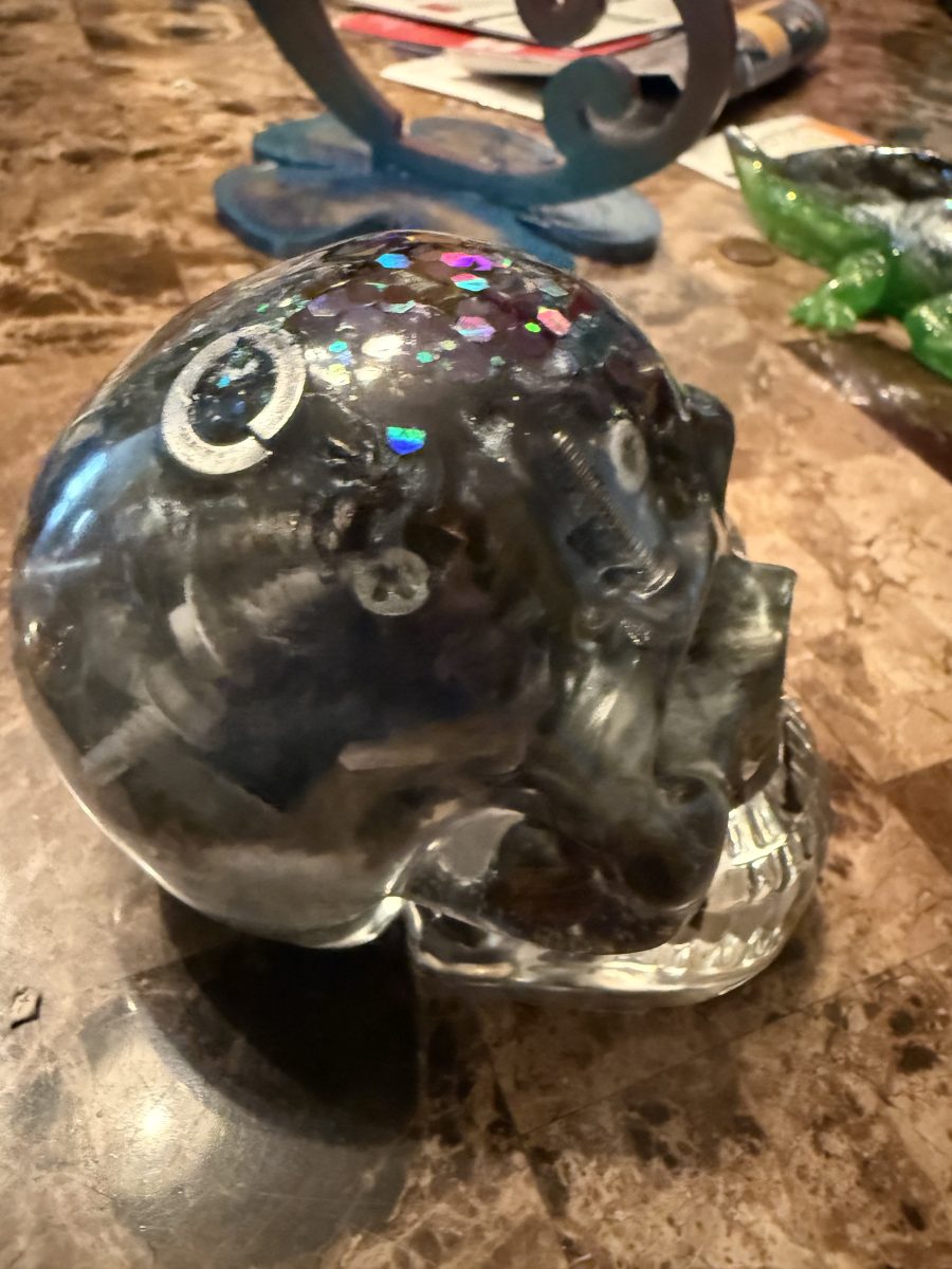 661 Resin Skull-medium size