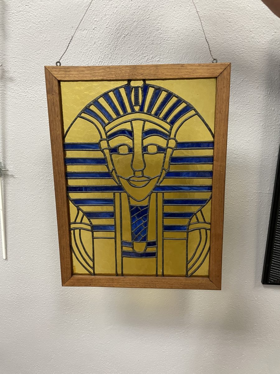 Stained glass King Tut 14