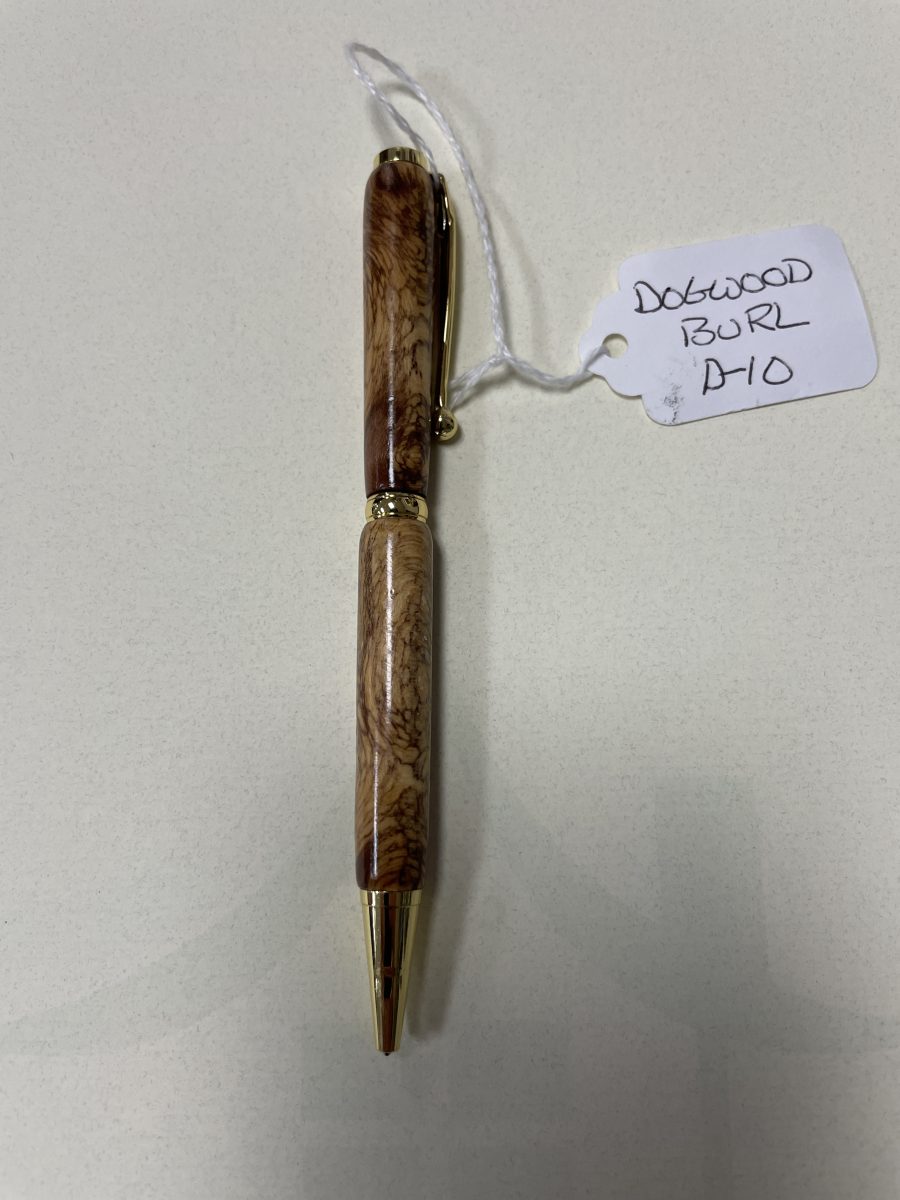 668-D525 Dogwood Turned pen