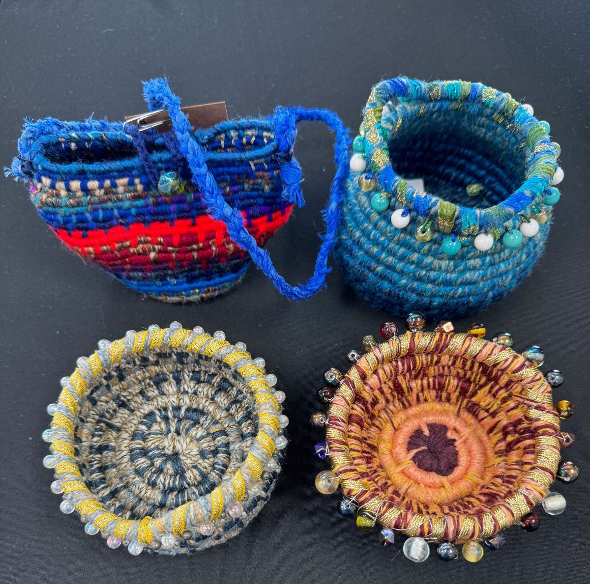 Fabric Coiled Basketry