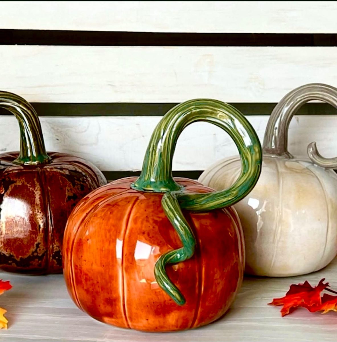 Clay Pumpkins