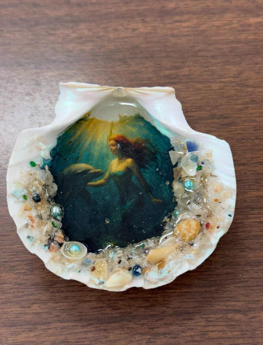 425 Seashell ring dish