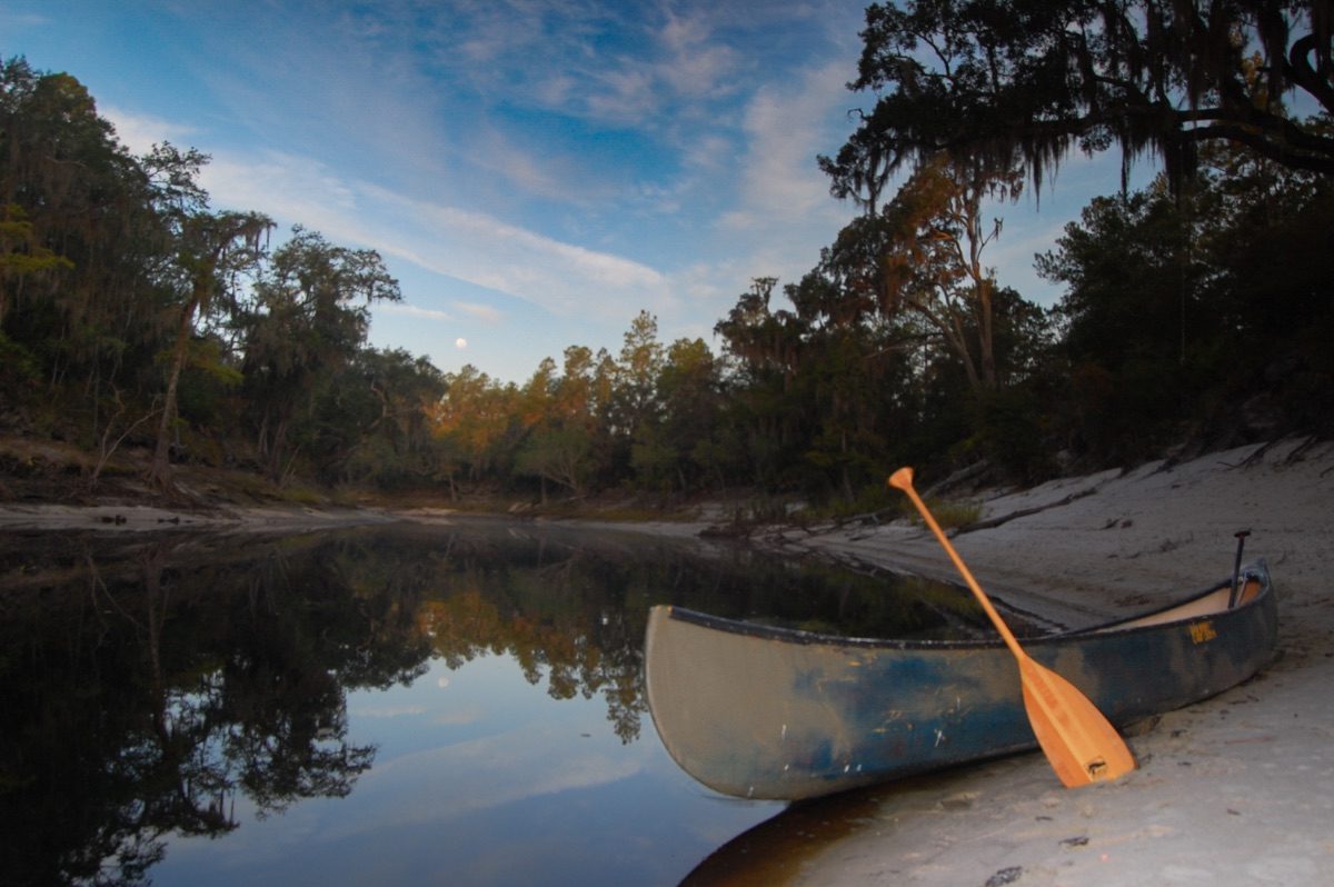 333 Moonrise over upper Suwannee